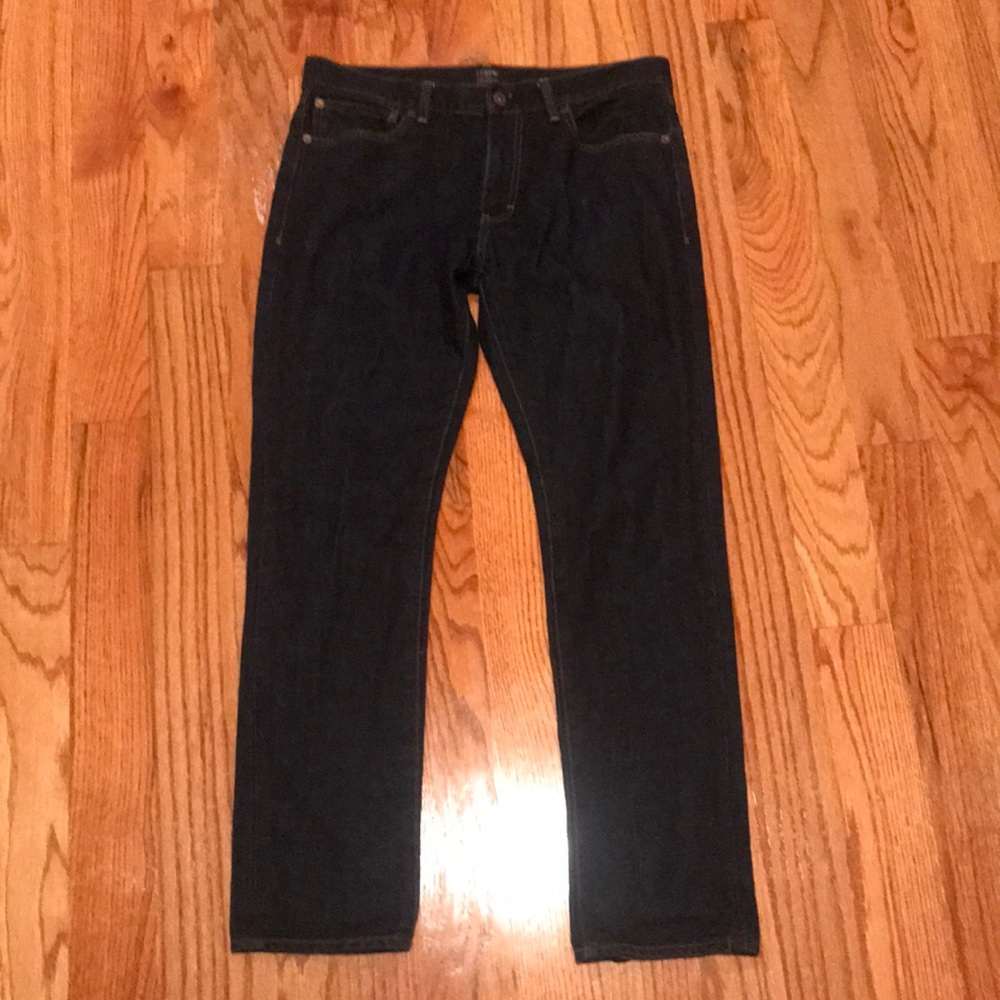 J crew driggs (slim fit) 32x30 dark wash jeans